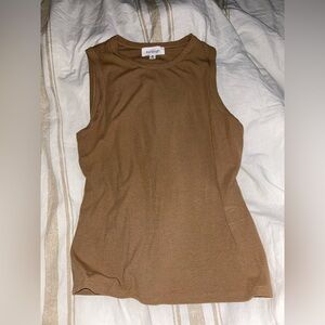 Kaileigh Women's Tan Tank Top